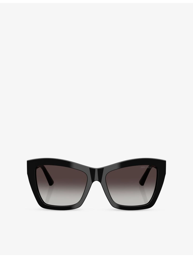 Jimmy Choo JC5031 cat-eye acetate sunglasses - British product