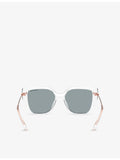 Michael Kors MK2231U square injected sunglasses with polarised lenses, UK version