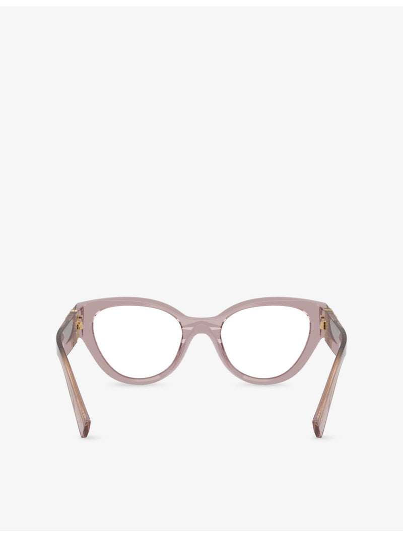 Miu Miu cat-eye acetate optical glasses clear lens - British product