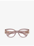 Miu Miu cat-eye acetate optical glasses clear lens - British product