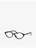 Miu Miu MU 09XV oval acetate optical glasses, imported from the UK