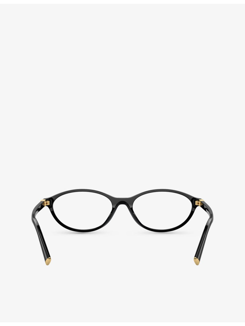 Miu Miu MU 09XV oval acetate optical glasses, imported from the UK