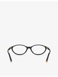 Miu Miu MU 09XV oval acetate optical glasses, imported from the UK