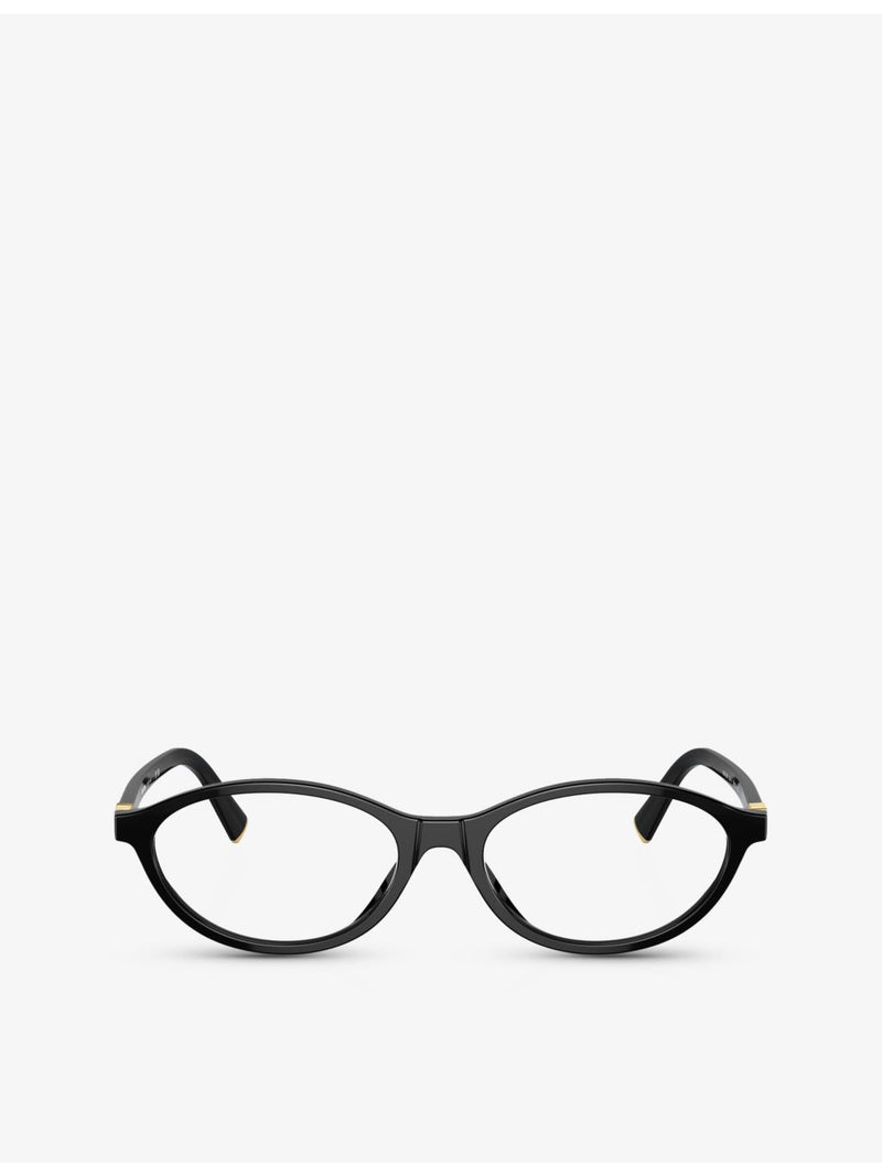 Miu Miu MU 09XV oval acetate optical glasses, imported from the UK