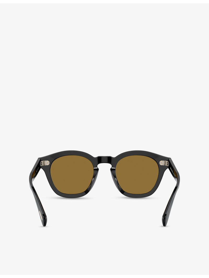 Oliver Peoples square-frame acetate sunglasses UV protection, UK version