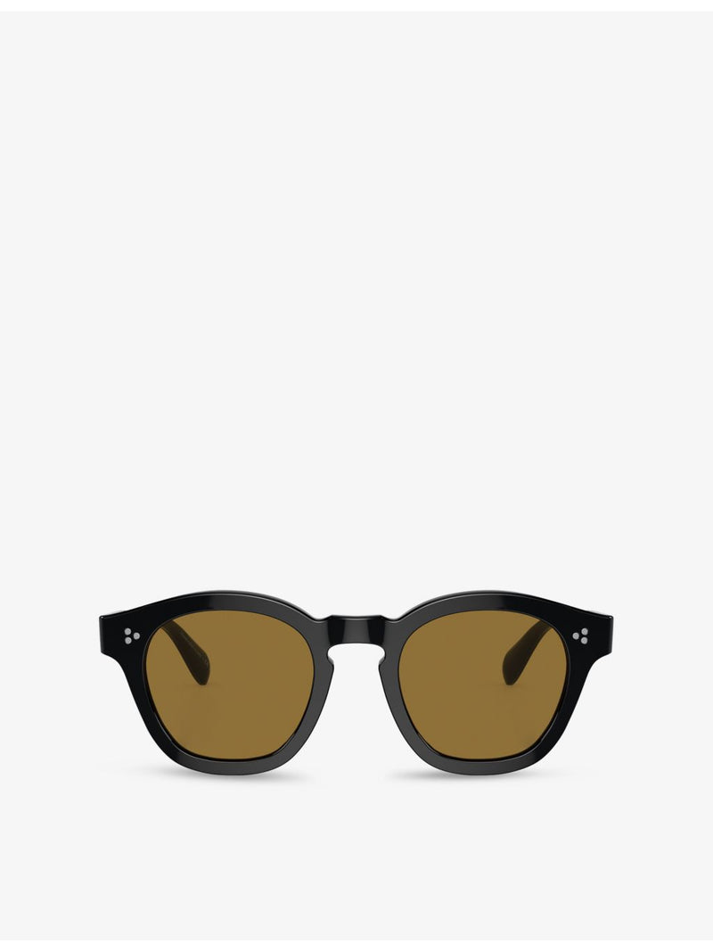 Oliver Peoples square-frame acetate sunglasses UV protection, UK version