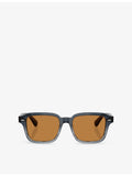 Oliver Peoples Errisson pillow-frame acetate sunglasses, imported from the UK