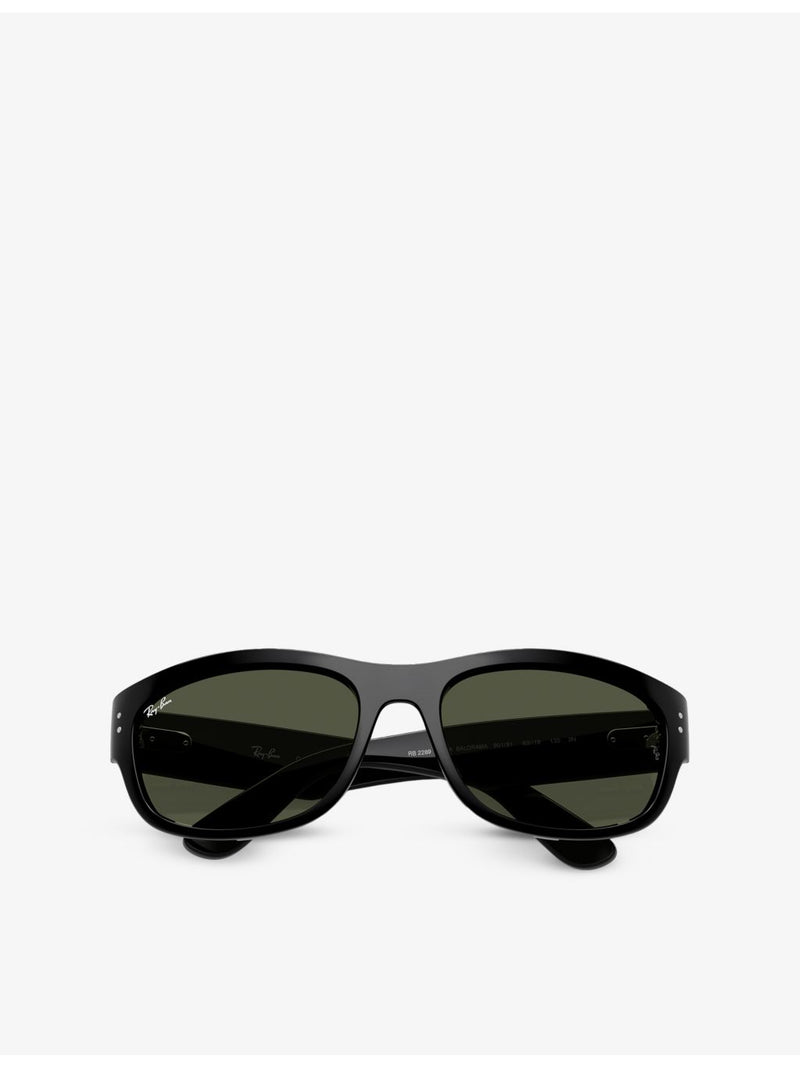 Ray-Ban RB2289 Mega Balorama pillow-frame sunglasses, imported from the UK