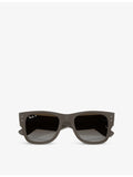 Ray-Ban RB4840S square polycarbonate sunglasses, imported from the UK