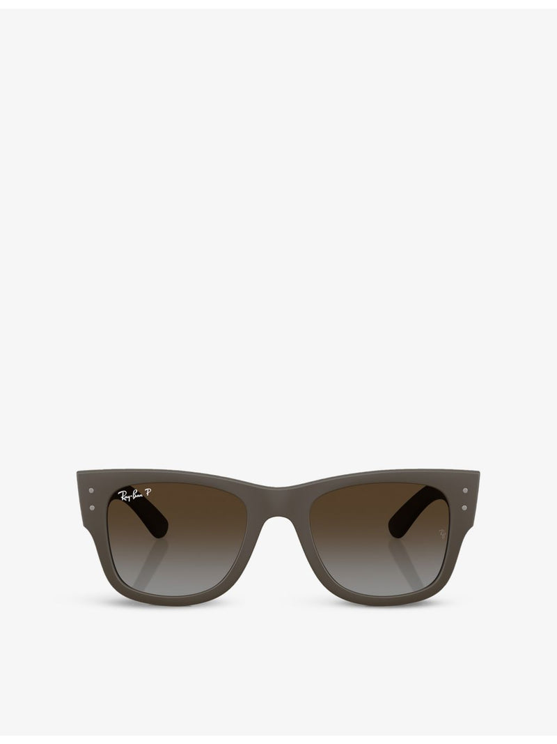 Ray-Ban RB4840S square polycarbonate sunglasses, imported from the UK