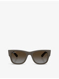 Ray-Ban RB4840S square polycarbonate sunglasses, imported from the UK