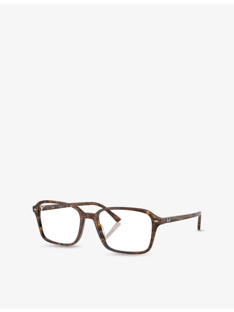 Ray-Ban RX5431 square-frame acetate glasses with 5.4cm lens, UK version