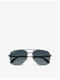 Ray-Ban RB8097 square titanium sunglasses - British product