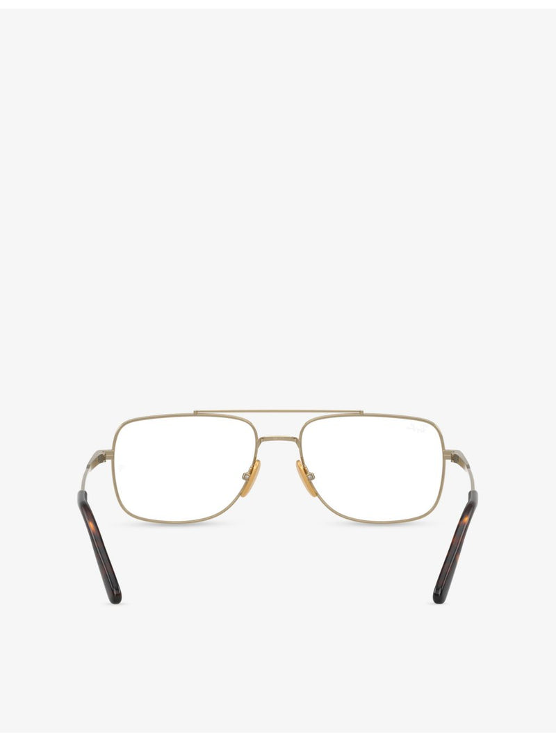 Ray-Ban RX8797 titanium rectangle sunglasses, UK version