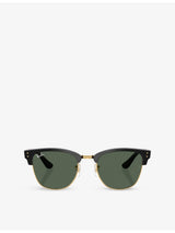 selfridges Ray-Ban Clubmaster Reverse Square Acetate Sunglasses- Buy online at McGrocer