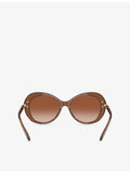 Swarovski SK6026 butterfly crystal-pave acetate sunglasses - British product