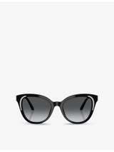 selfridges Swarovski Butterfly Crystal-Embellished Acetate Sunglasses- Buy online at McGrocer