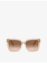 selfridges Swarovski SK6032 Square-Frame Acetate Sunglasses- Buy online at McGrocer