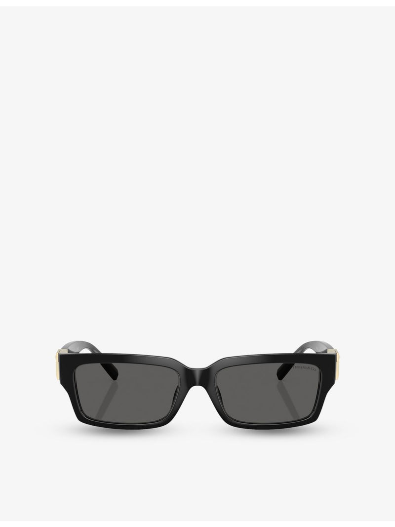Tiffany & Co rectangle-frame acetate sunglasses TF4226U (British brand)