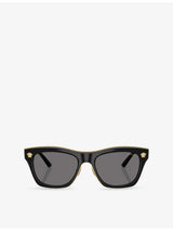 selfridges Versace VE2272 Rectangle-Frame Acetate Sunglasses- Buy online at McGrocer