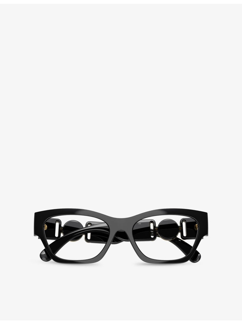 Versace cat-eye optical glasses clear lenses acetate frame, imported from the UK