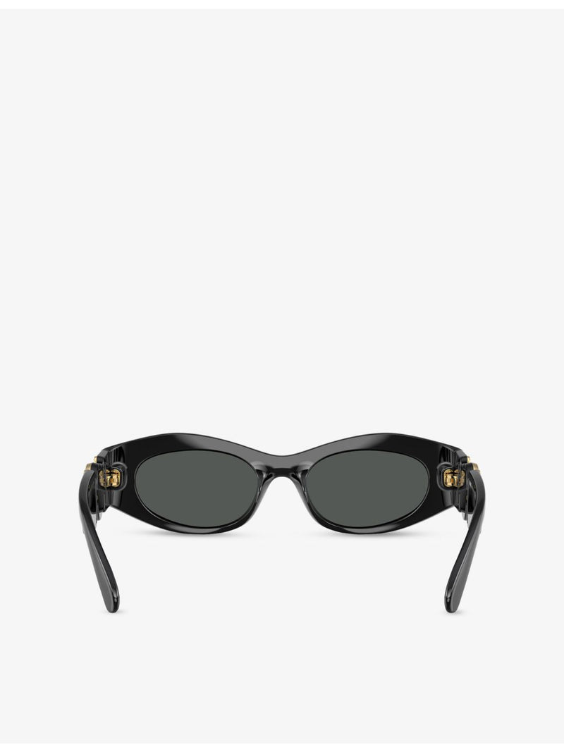 Versace VE4480U oval-frame acetate sunglasses, UK version