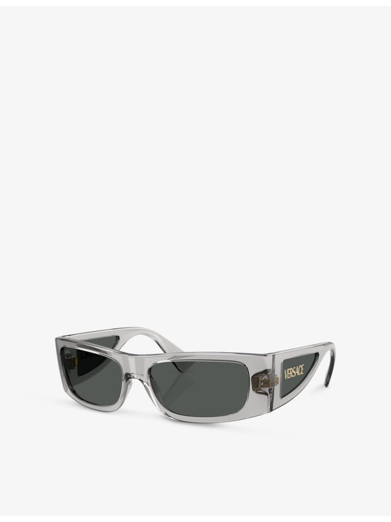 Versace VE4482 pillow-frame injected sunglasses, UK version