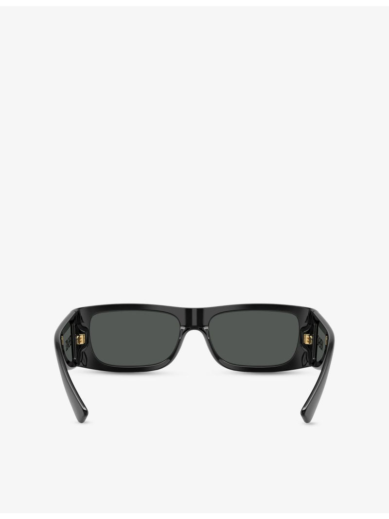 Versace VE4482 pillow-frame acetate sunglasses, imported from the UK