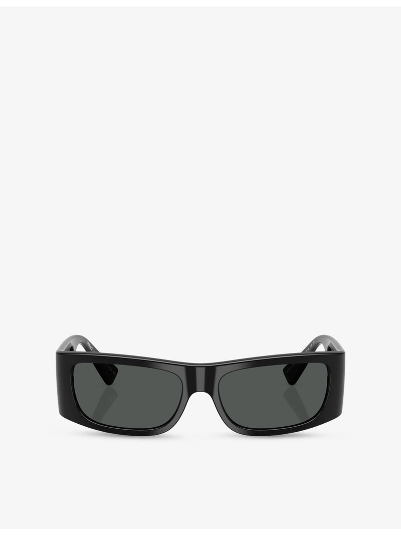 Versace VE4482 pillow-frame acetate sunglasses, imported from the UK