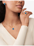 Van Cleef & Arpels Alhambra 18ct gold and agate pendant, UK version