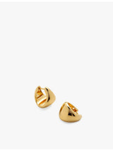 selfridges Monica Vinader Tapered Small 18ct Yellow Gold-Plated Vermeil Sterling Silver Hoop Earrings- Buy online at McGrocer
