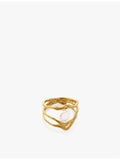 Monica Vinader sterling silver keshi pearl ring 1.83cm - British product