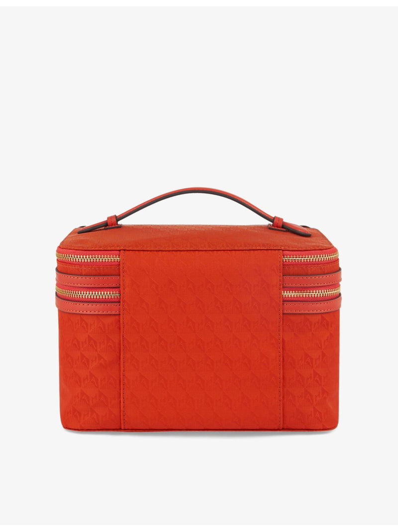 Anya Hindmarch nylon vanity kit with logo jacquard (British brand)