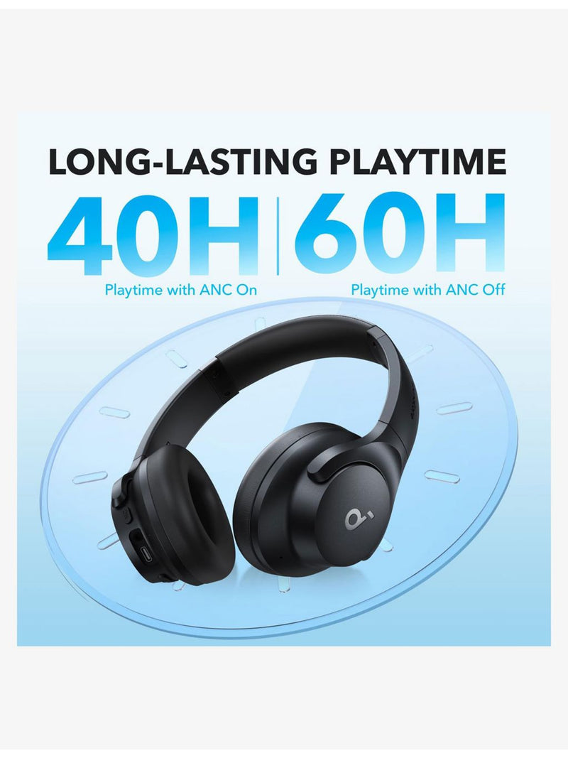 soundcore Q20i hybrid active noise cancelling headphones, UK version