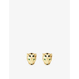 selfridges Cartier Panthère de Cartier 18ct Yellow-Gold Tsavorite, Garnets and Onyx Earrings- Buy online at McGrocer