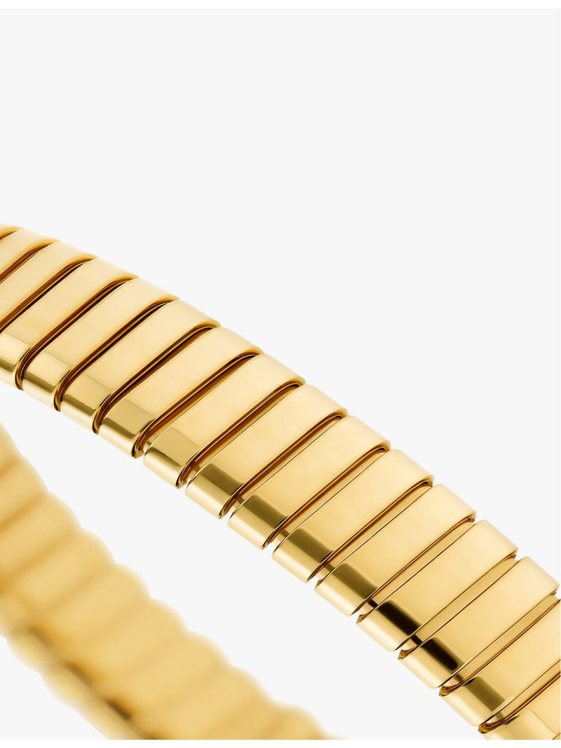 Bvlgari Tubogas 18ct yellow-gold bracelet, UK version