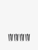 selfridges The Conran Shop Nova Stripe Set of Four Crystal Glasses 500ml- Buy online at McGrocer