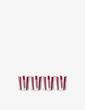 The Conran Shop Nova Stripe Crystal Glasses Set of Four 360ml