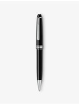selfridges Montblanc Meisterstück Classique Platinum-Coated Resin Ballpoint Pen- Buy online at McGrocer