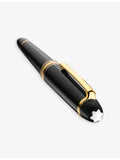 Montblanc Meisterstuck fountain pen, black resin, 14ct gold (British brand)