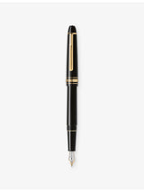 selfridges Montblanc Meisterstuck Classique Resin and 14ct Gold Fountain Pen- Buy online at McGrocer