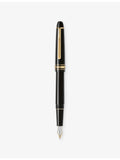 Montblanc Meisterstuck fountain pen, black resin, 14ct gold (British brand)