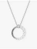 Swarovski Matrix rhodium-plated crystal pendant necklace, imported from the UK
