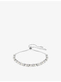 Swarovski rhodium-plated crystal bracelet, imported from the UK