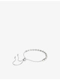 Swarovski rhodium-plated crystal bracelet, imported from the UK