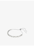 Swarovski rhodium-plated crystal bracelet, imported from the UK