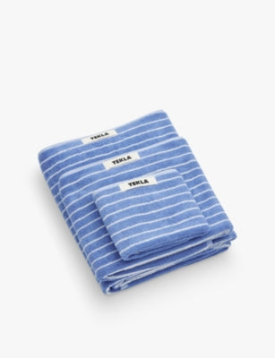 Tekla Striped Cotton Washcloth 30cm x 30cm