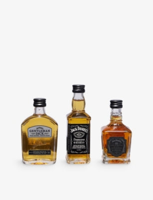 Jack Daniel's Family Miniatures whiskey gift set 3 x 50ml (British brand)