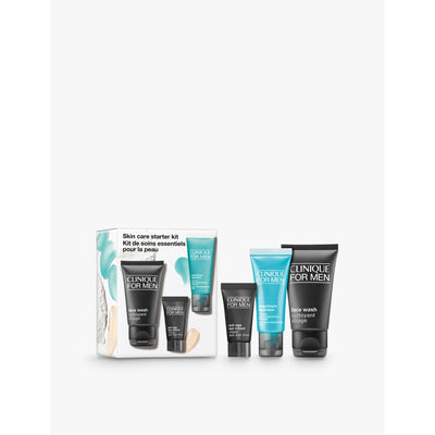 selfridges Clinique For Men Skincare Starter Kit- Buy online at McGrocer