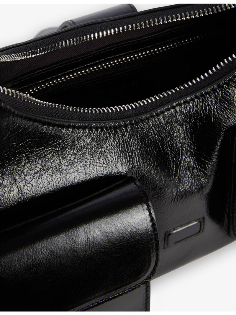 The Kooples Amelia leather shoulder bag, imported from the UK